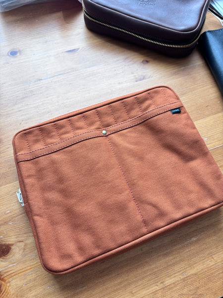 A5 Size Canvas Utility Pouch by Yuyake | Made in Japan