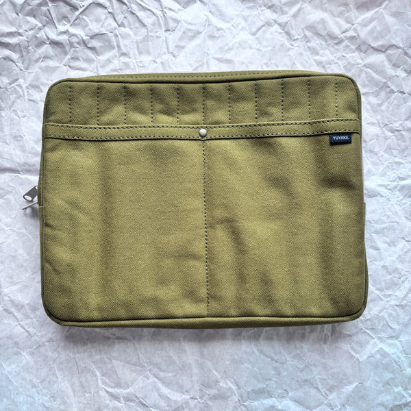 A5 Size Canvas Utility Pouch by Yuyake | Made in Japan