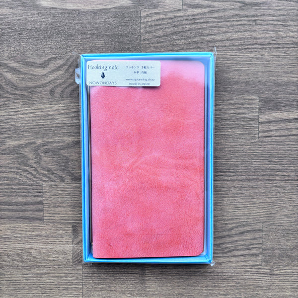 Hooking Leather Note Cover | N. Planning Made in Japan Various Colors Available