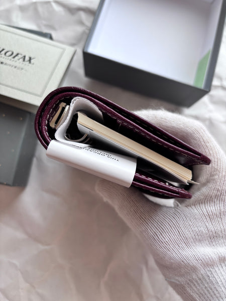 Filofax Malden Ring Planner Mini 5 size in Burgundy