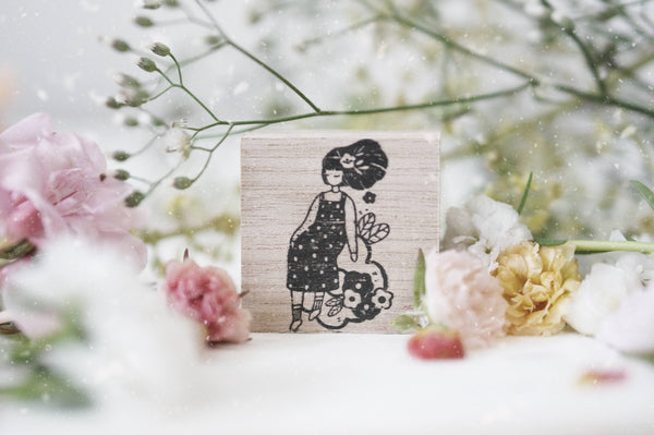 Black Milk Project Rubber Stamp - Bloom Series - Miss Bella BMP158