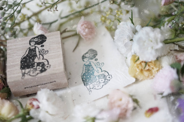 Black Milk Project Rubber Stamp - Bloom Series - Miss Bella BMP158