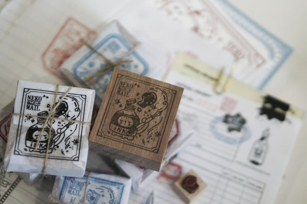 Black Milk Project Neko Mail Rubber Stamp Series  [Various designs available]