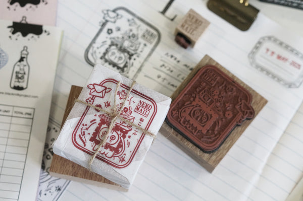 Black Milk Project Neko Mail Rubber Stamp Series  [Various designs available]
