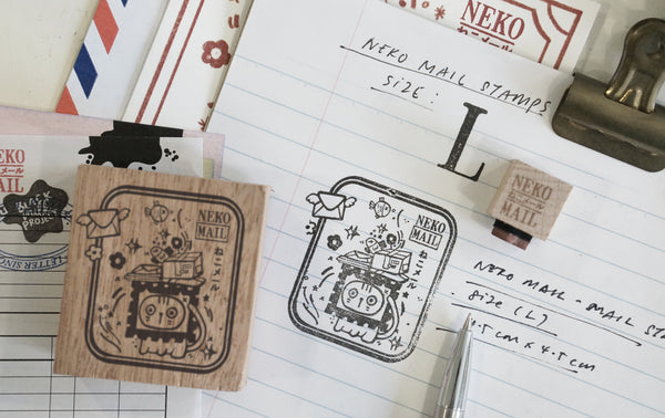 Black Milk Project Neko Mail Rubber Stamp Series  [Various designs available]