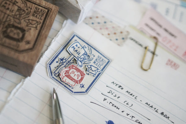 Black Milk Project Neko Mail Rubber Stamp Series  [Various designs available]