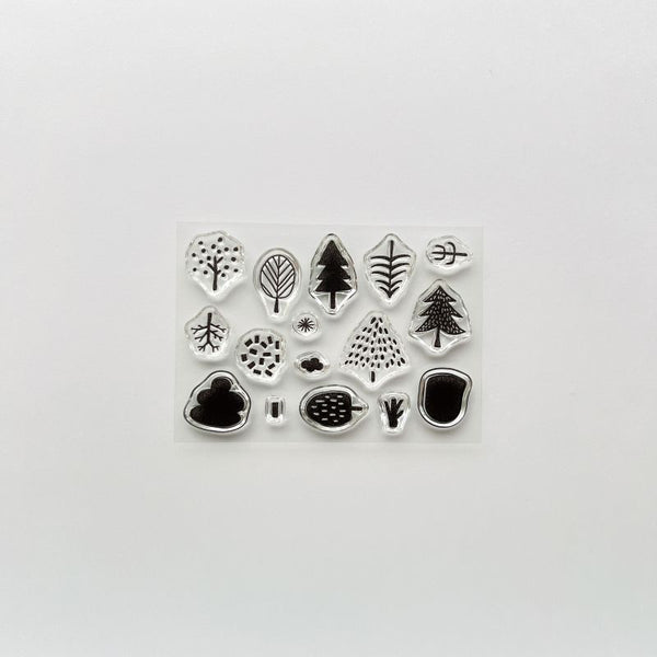 Nombre - JIZAI Clear Stamp POCKET Tree 01 [STJP-KI-01_2]