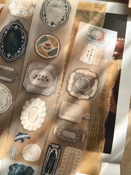 Breezy Studio: Plate Shop 5cm Matte PET Tape