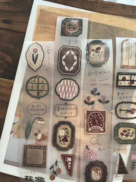 Breezy Studio: Flower Window 5cm Matte PET Tape