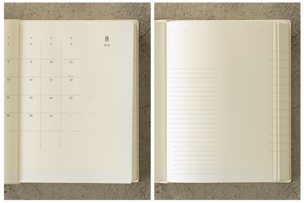 MD Notebook 1 Page Per Day Planner / Diary 2024 : A5 and A6 Size