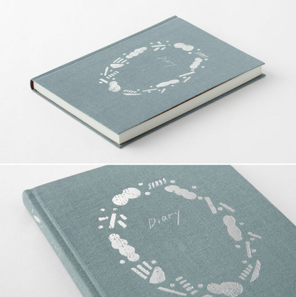 Midori 1 Year Diary Undated - 2 days per page - 2 styles available