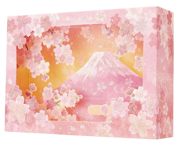 Sanrio Pop-Up Greeting Card - Sakura and Mt. Fuji