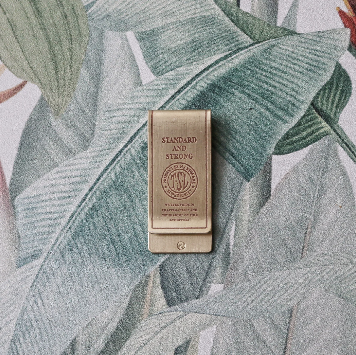 TSL Brass Paper and Money Clip