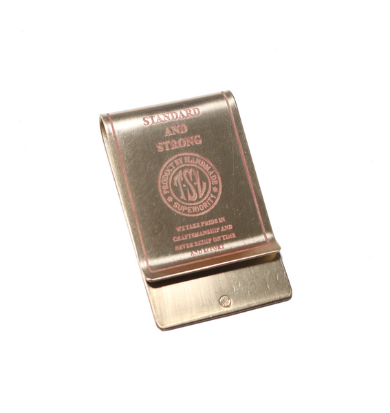 PRE-ORDER TSL - Brass Paper and Money Clip BG0032 SL0068