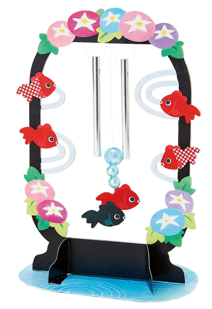 Sanrio Pop-Up Greeting Card - Kingyo Goldfish with Wind Chimes  ⑤