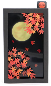 Sanrio Pop-Up Greeting Card - Autumn Leaves and Moon (Sound and lights)