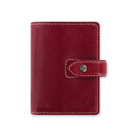 Filofax Malden Ring Planner Mini 5 size in Burgundy