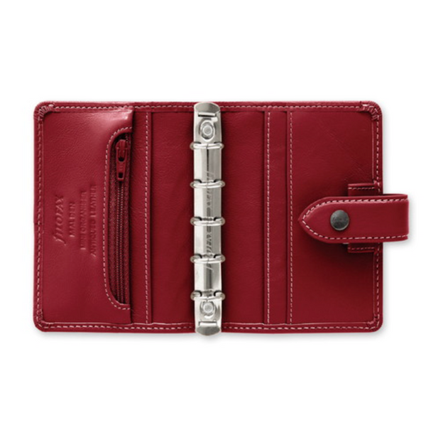 Filofax Malden Ring Planner Mini 5 size in Burgundy