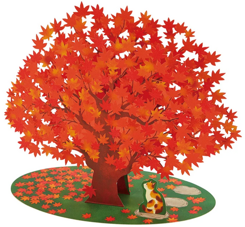 Sanrio Pop-Up Greeting Card - Cat with Tree