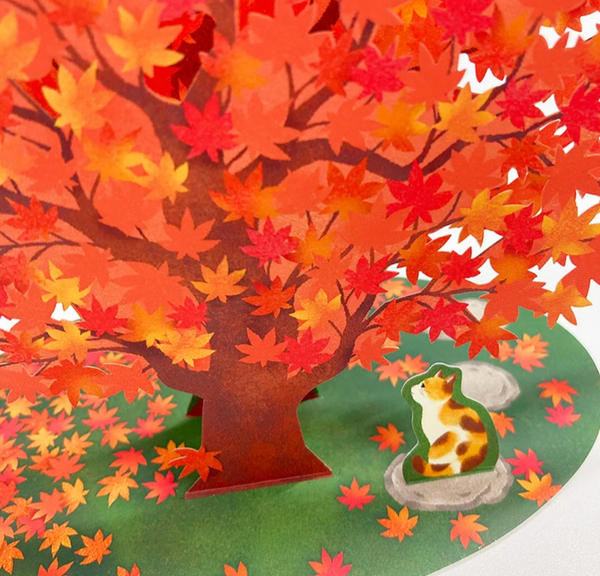 Sanrio Pop-Up Greeting Card - Cat with Tree