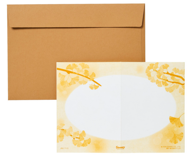 Sanrio Pop-Up Greeting Card - Ginko Frame and Squirrel