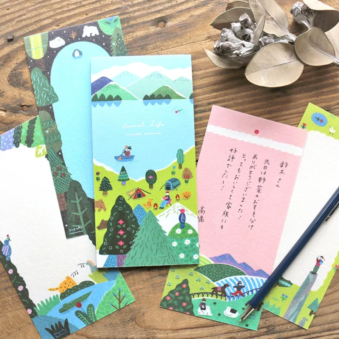 Narumi Suzuki - Letter Pad - Animal Life [Cozyca]