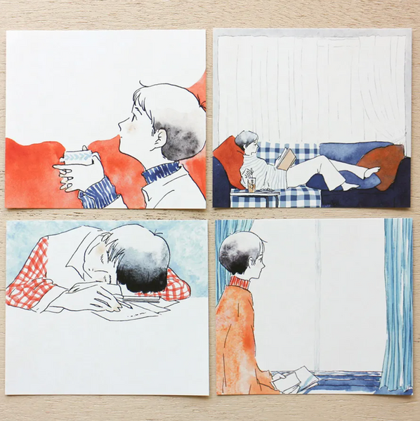 Sayuri Fujimaki- Square Memo Pad - Holiday Afternoon [Cozyca]