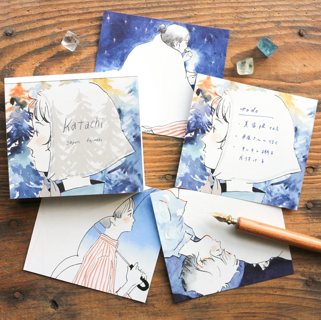 Sayuri Fujimaki- Square Memo Pad - Katachi [Cozyca]