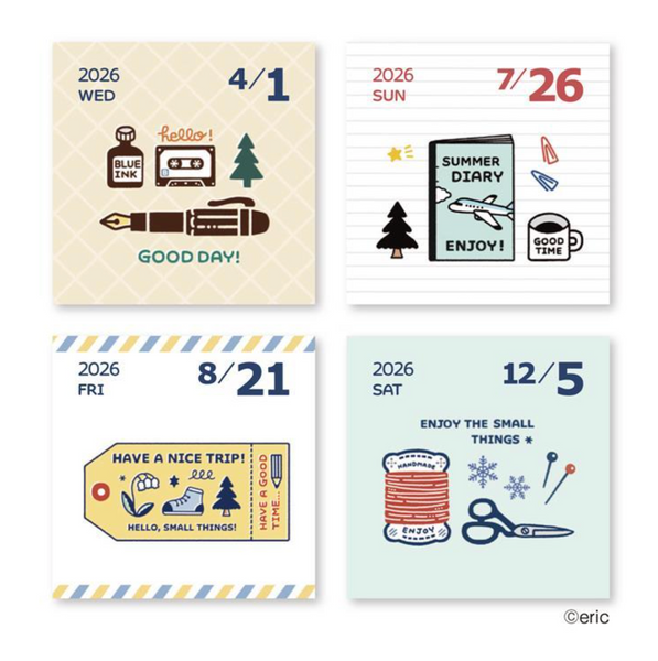 2026 eric Daily Tear away Calendar