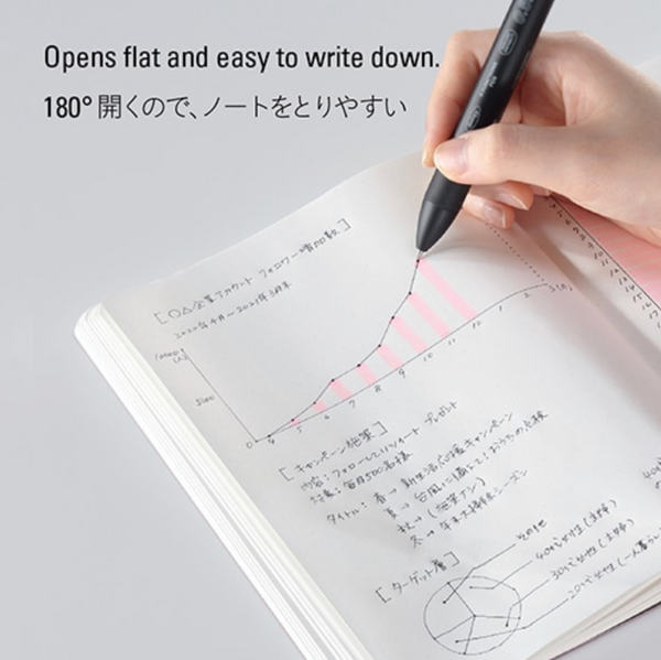 Stalogy 1/2 year Notebook in A5 Dot Grid (Various Colors Available)