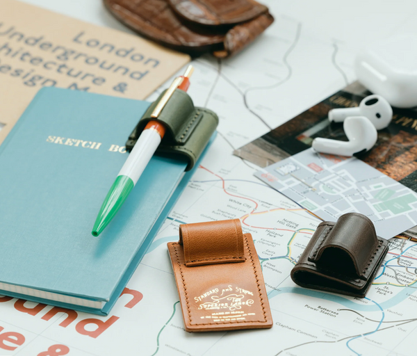 2026 PRE-ORDER Magnet Pen Clip - Pull-up Leather