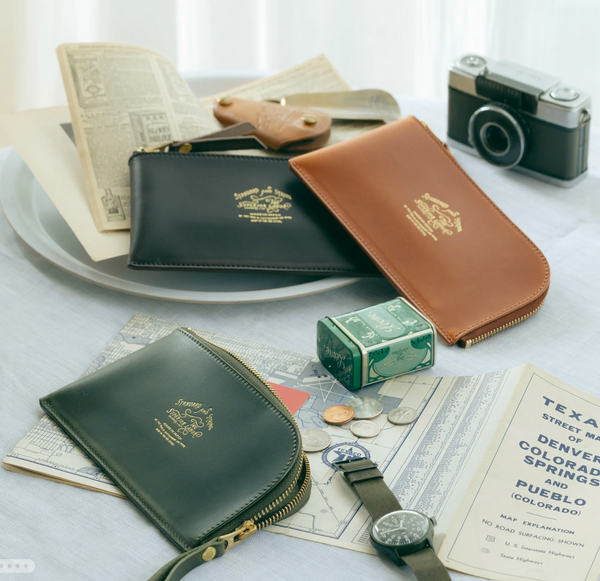 2026 PRE-ORDER Large Zip Purse - Pull-up Leather