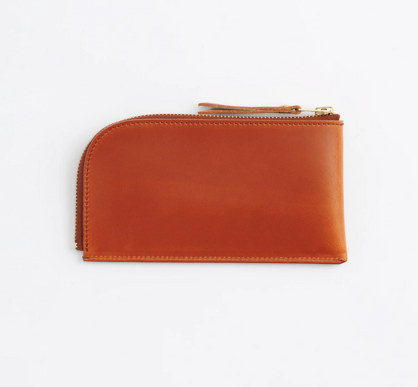 2026 PRE-ORDER Large Zip Purse - Pull-up Leather