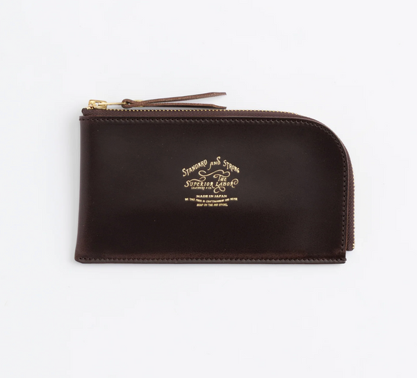 2026 PRE-ORDER Large Zip Purse - Pull-up Leather