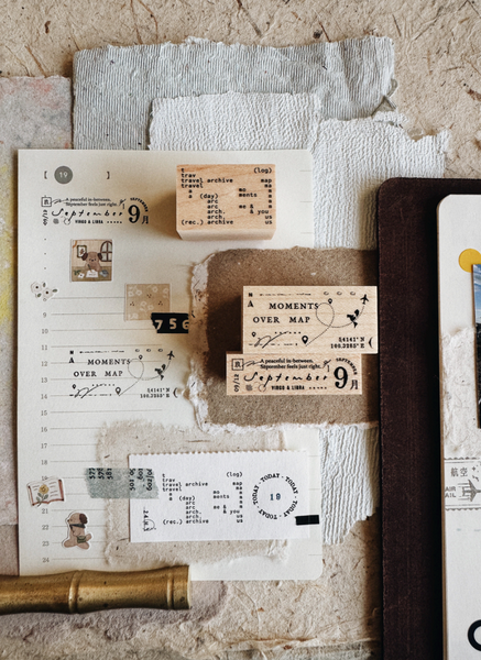 PensPapersPlanner Rubber Stamp - Moments Over 173