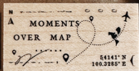PensPapersPlanner Rubber Stamp - Moments Over 173
