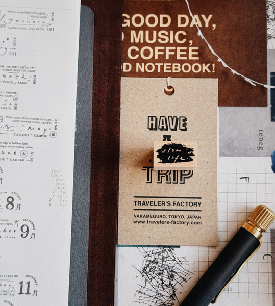 PensPapersPlanner Rubber Stamp - Slow Life 165