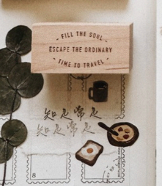 PensPapersPlanner Rubber Stamp - Escape The Ordinary 144