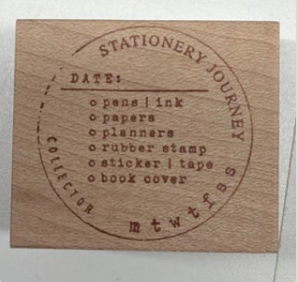 PensPapersPlanner Rubber Stamp - Stationery Checklist 035
