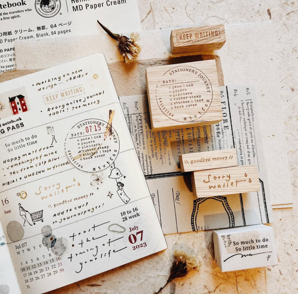 PensPapersPlanner Rubber Stamp - Stationery Checklist 035