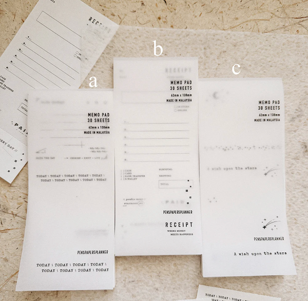 PensPapersPlanner Notepad - 2 variations