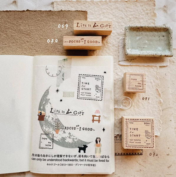 PensPapersPlanner Rubber Stamp - Focus on the good 070