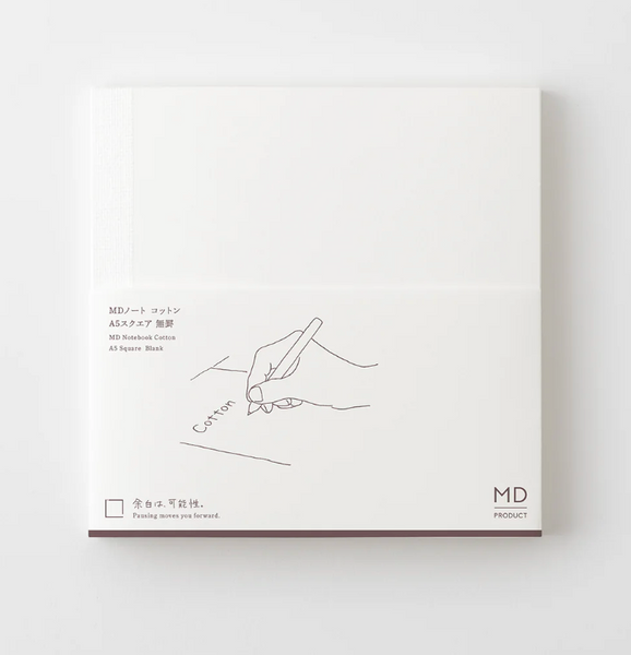 MD Product - MD Notebook A5 Square Blank - Cotton