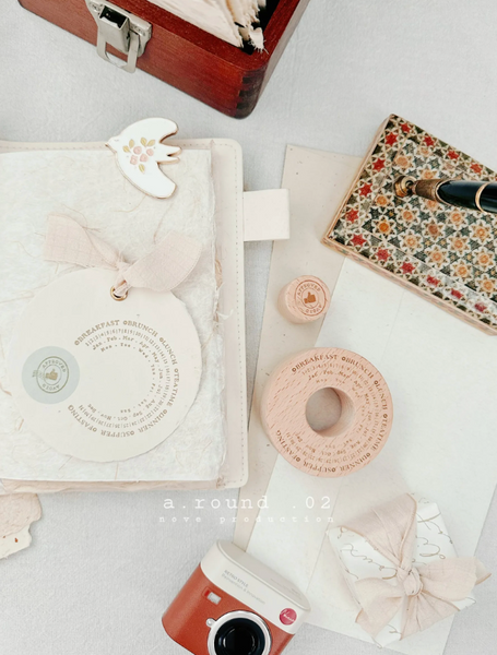 Nove Production- A. Round .02 Rubber Stamps [2 variations]