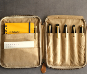 Stationery Pouch by &Liebe Made in Japan Tochigi Leather