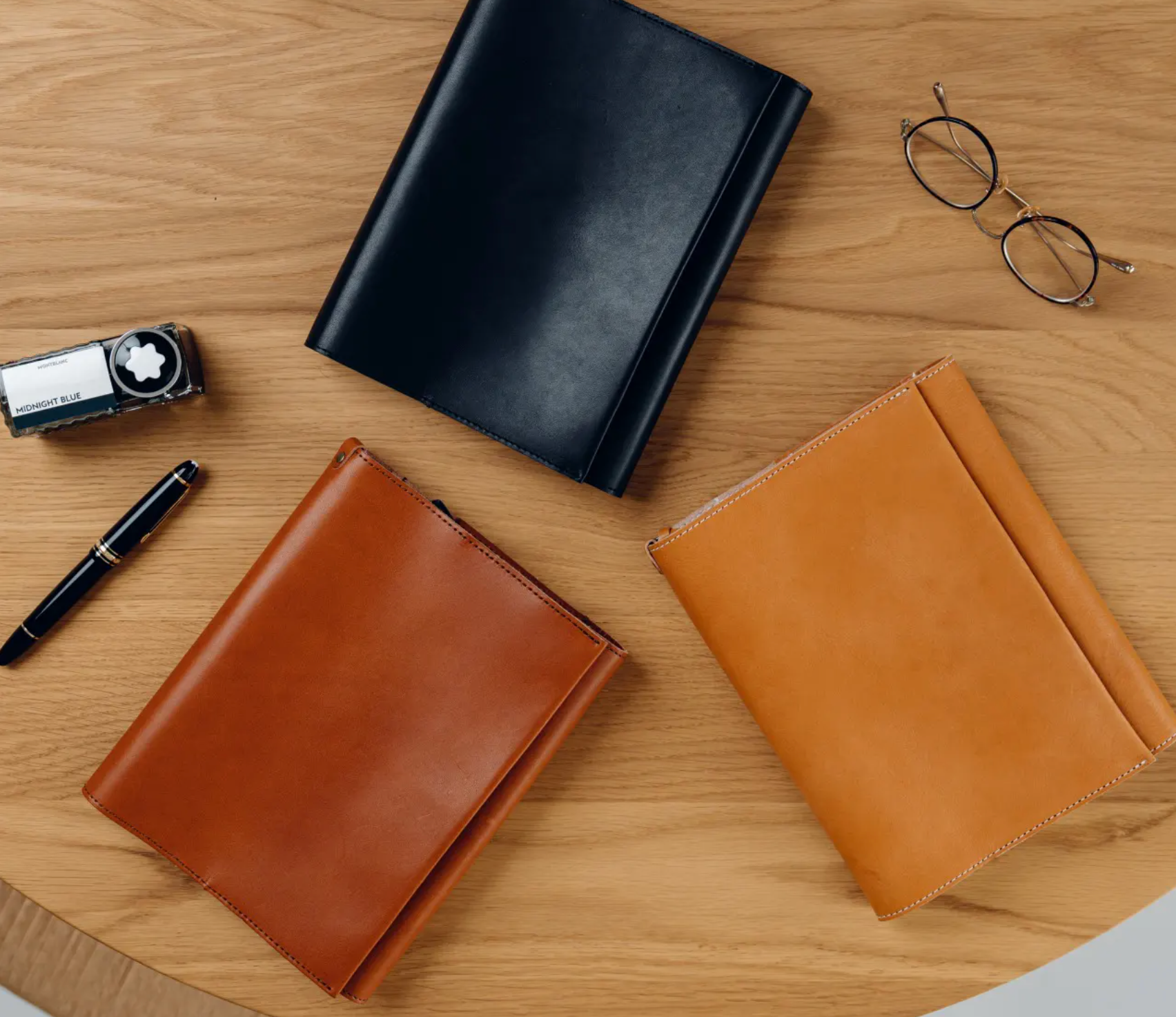 A5 Leather Notebook cover by &Liebe Made in Japan Tochigi Leather