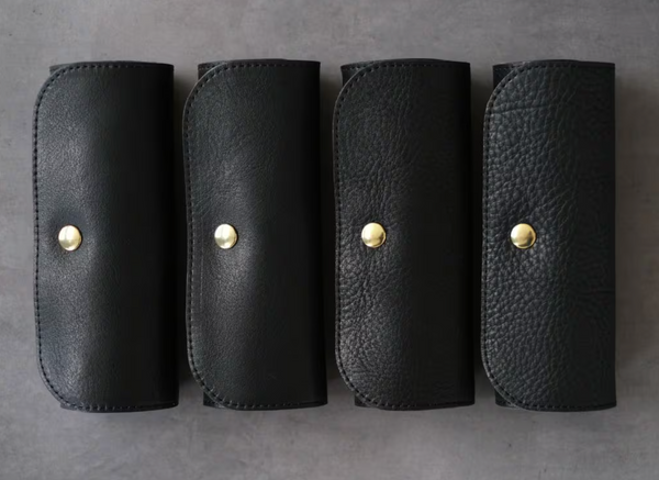 Leather Roll Pen Case by &Liebe Made in Japan Tochigi Leather