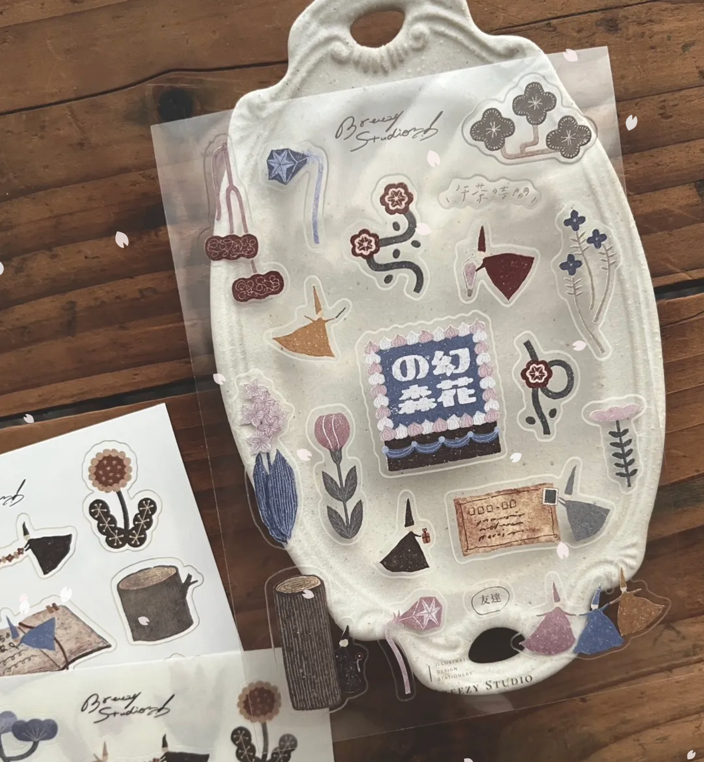 Breezy Studio: Forest of Flower -Sticker Sheet Pack