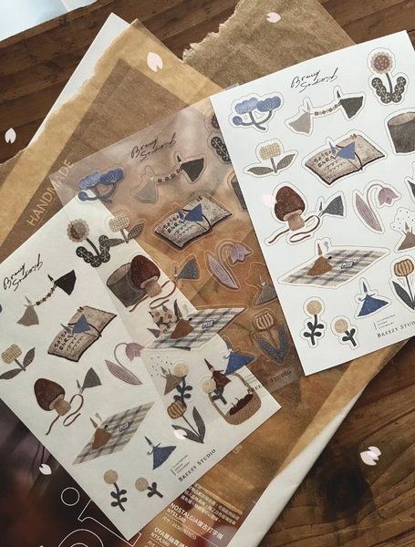Breezy Studio: Forest of Flower -Sticker Sheet Pack