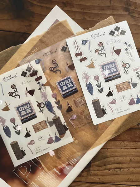 Breezy Studio: Forest of Flower -Sticker Sheet Pack